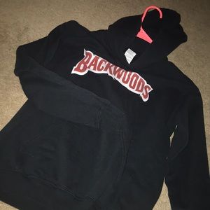 backwoods logo hoodie
